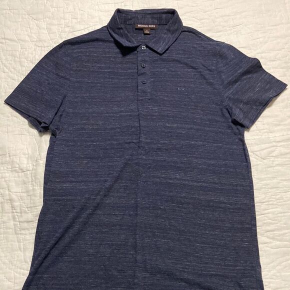 NWOT Michael Kors Navy Blue Polo size Medium - Picture 1 of 6